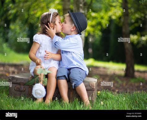 couple about to kiss|cute children couple kissing images.